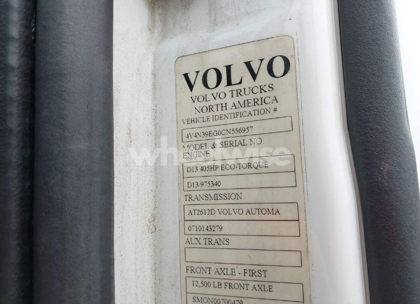 Photo 8 of 2012 Volvo Vn VNL (VIN 4V4N39EG0CN556957)