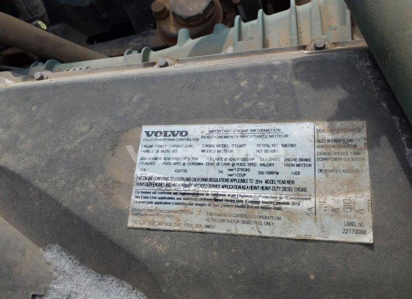 Photo 12 of 2015 Volvo Vn VNL (VIN 4V4NC9EH7FN914195)