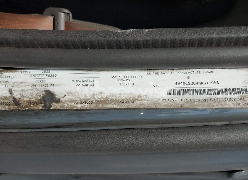 Photo 9 of 2022 Volvo Vnl (VIN 4V4NC9UG4NN311096)