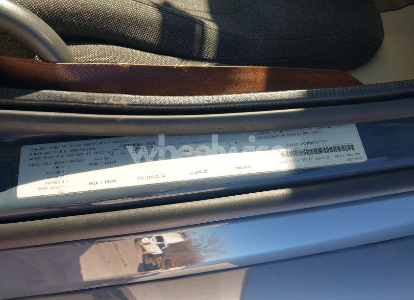 Photo 8 of 2021 Volvo Vnl (VIN 4V4NC9UG9MN282337)