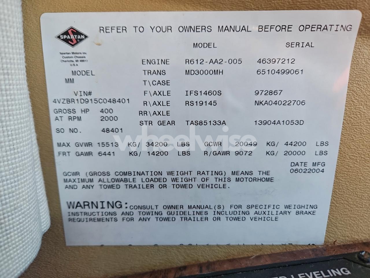 Photo 10 of 2005 NEWMAR MOUNTAIN AIR (VIN 4VZBR1D915C048401)