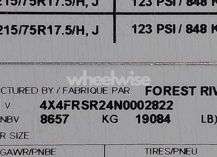 Photo 9 of 2022 Forest River RIVERSTONE 39RKFB (VIN 4X4FRSR24N0002822)