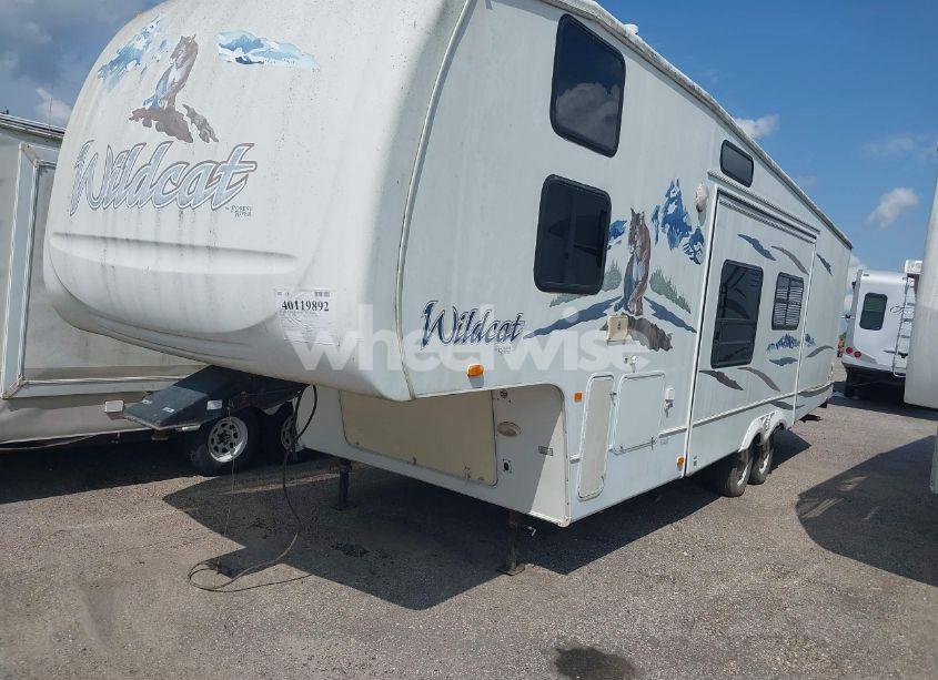 Photo 2 of 2007 Wildcat Travel TRAILER (VIN 4X4FWCH277V015960)