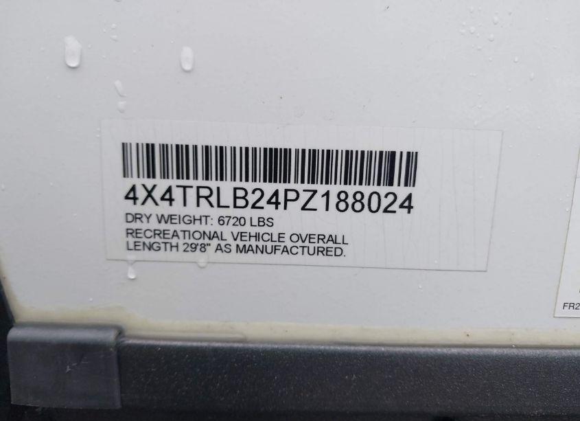 Photo 9 of 2023 Rockwood 2608bs (VIN 4X4TRLB24PZ188024)