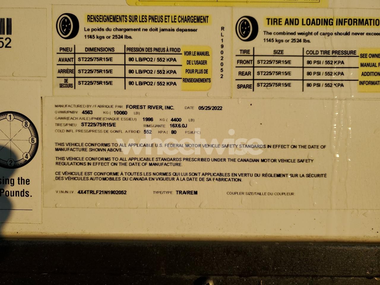 Photo 10 of 2022 ROCKWOOD SIGNATURE (VIN 4X4TRLF21N1902052)