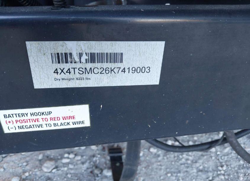 Photo 9 of 2019 Forest River OTHER (VIN 4X4TSMC26K7419003)