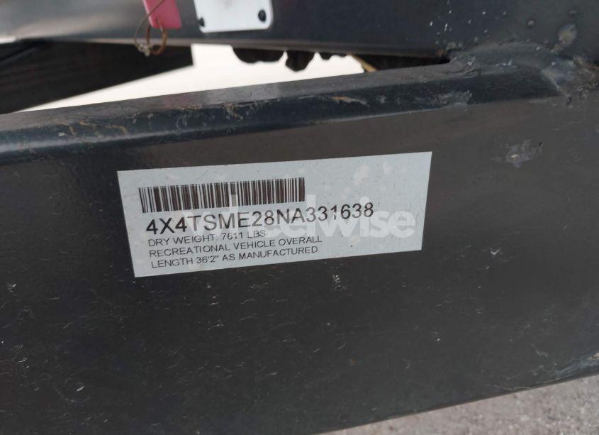 Photo 9 of 2022 Forest River OTHER (VIN 4X4TSME28NA331638)