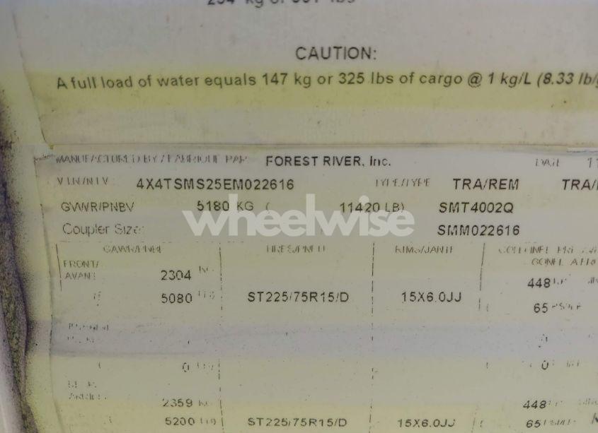 Photo 9 of 2013 Forest River SALEM TRAVEL TRAILER (VIN 4X4TSMS25EM022616)