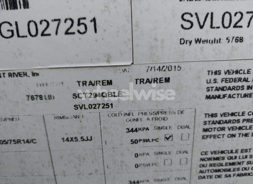 Photo 11 of 2016 Forest River SERVEYER (VIN 4X4TSVE22GL027251)