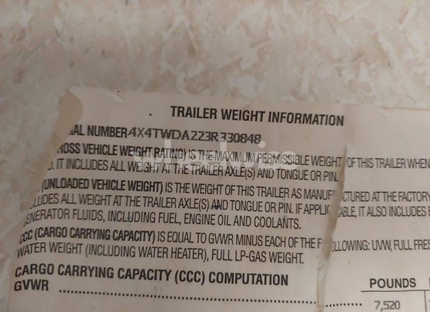 Photo 9 of 2003 Forest River OTHER (VIN 4X4TWDA223R330848)