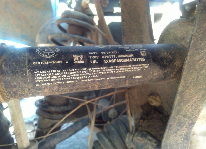 Photo 10 of 2021 Polaris Sportsman (VIN 4XASEA506MA741186)