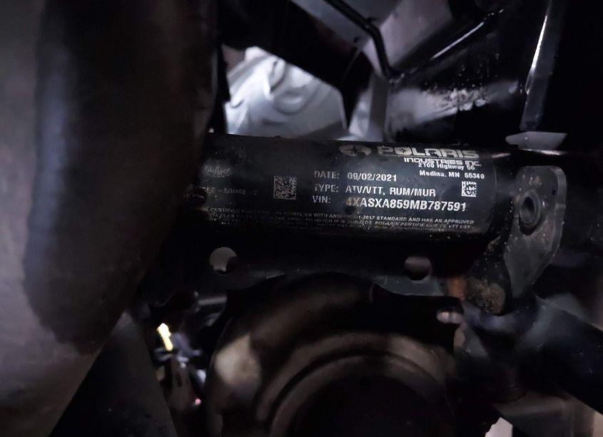 Photo 10 of 2021 Polaris Sportsman 850 (VIN 4XASXA859MB787591)