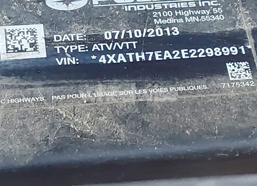 Photo 9 of 2014 Polaris Ranger 800 XP EPS (VIN 4XATH7EA2E2298991)