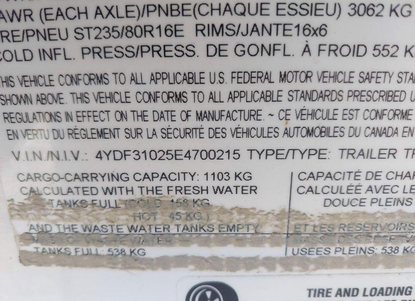 Photo 9 of 2014 Keystone Montana (VIN 4YDF31025E4700215)