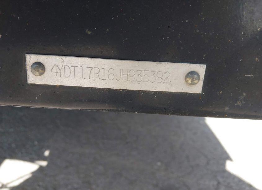 Photo 9 of 2018 Coleman Other N/A (VIN 4YDT17R16JH935392)