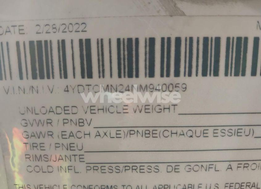 Photo 9 of 2022 Coleman Other N/A (VIN 4YDTCMN24NM940059)