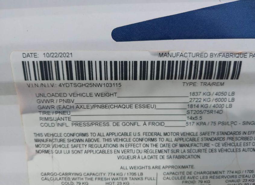 Photo 9 of 2022 Keystone Springdale MINI (VIN 4YDTSGH25NW103115)