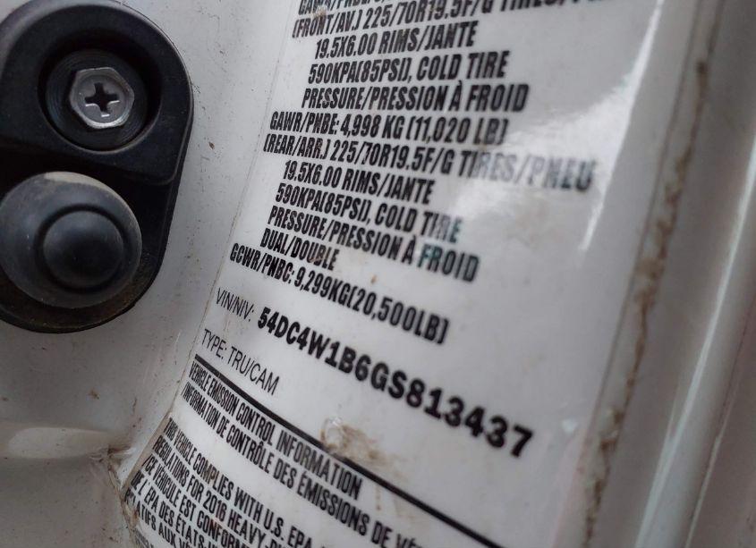 Photo 9 of 2016 Isuzu Npr HD GAS REG (VIN 54DC4W1B6GS813437)