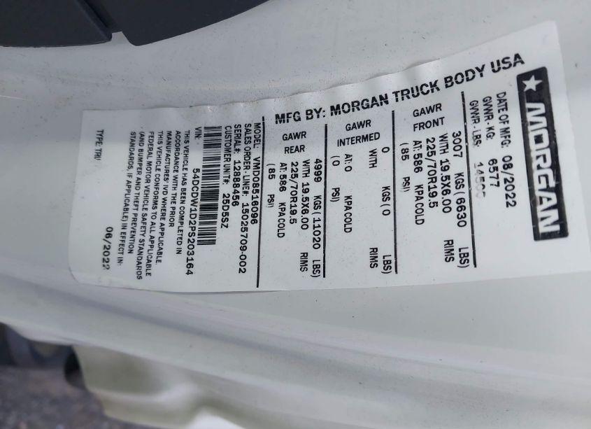 Photo 8 of 2023 Chevrolet 4500 LCF GAS (VIN 54DCDW1D2PS203164)