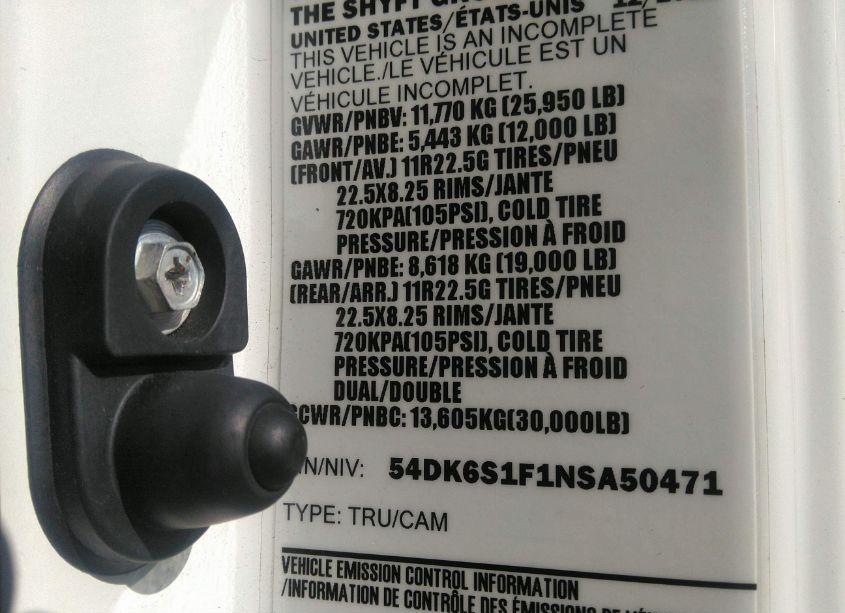 Photo 9 of 2022 Isuzu Ftr N/A (VIN 54DK6S1F1NSA50471)