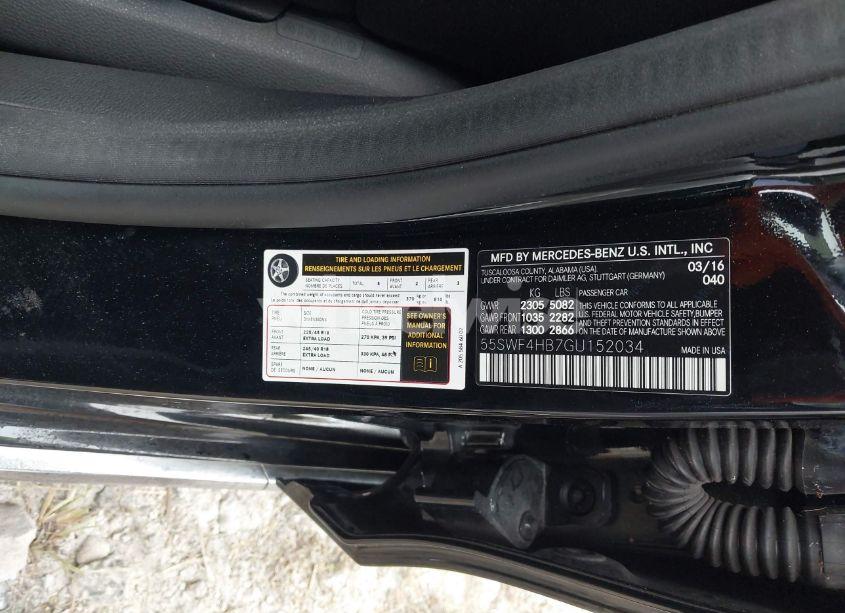 Photo 9 of 2016 Mercedes-benz C 350E LUXURY (VIN 55SWF4HB7GU152034)