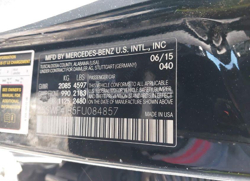 Photo 9 of 2015 Mercedes-benz C 300 LUXURY/SPORT (VIN 55SWF4JB5FU084857)