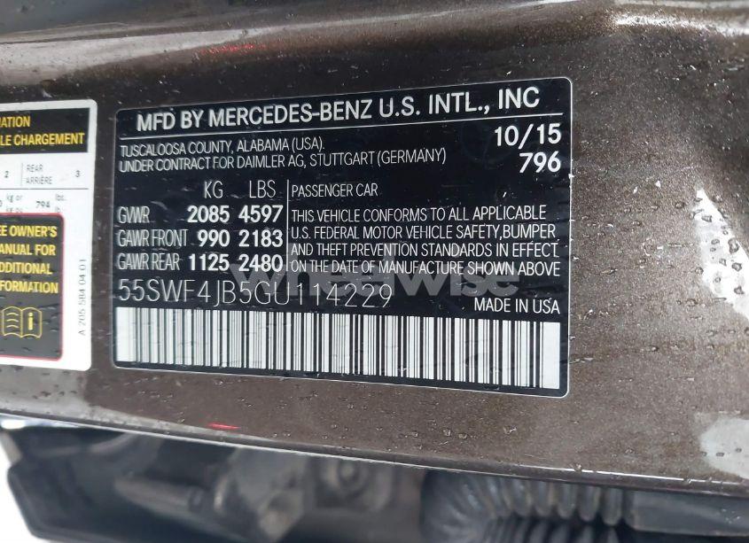 Photo 9 of 2016 Mercedes-benz C-class C 300/LUXURY/SPORT (VIN 55SWF4JB5GU114229)