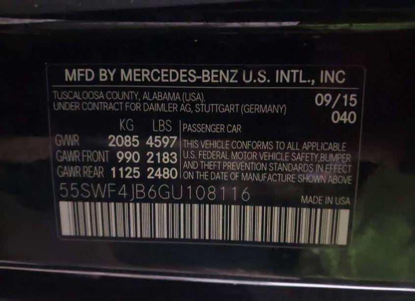 Photo 9 of 2016 Mercedes-benz C-class C 300/LUXURY/SPORT (VIN 55SWF4JB6GU108116)