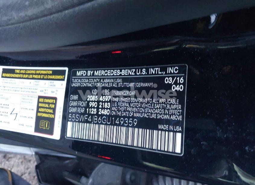 Photo 9 of 2016 Mercedes-benz C 300 LUXURY/SPORT (VIN 55SWF4JB6GU149359)