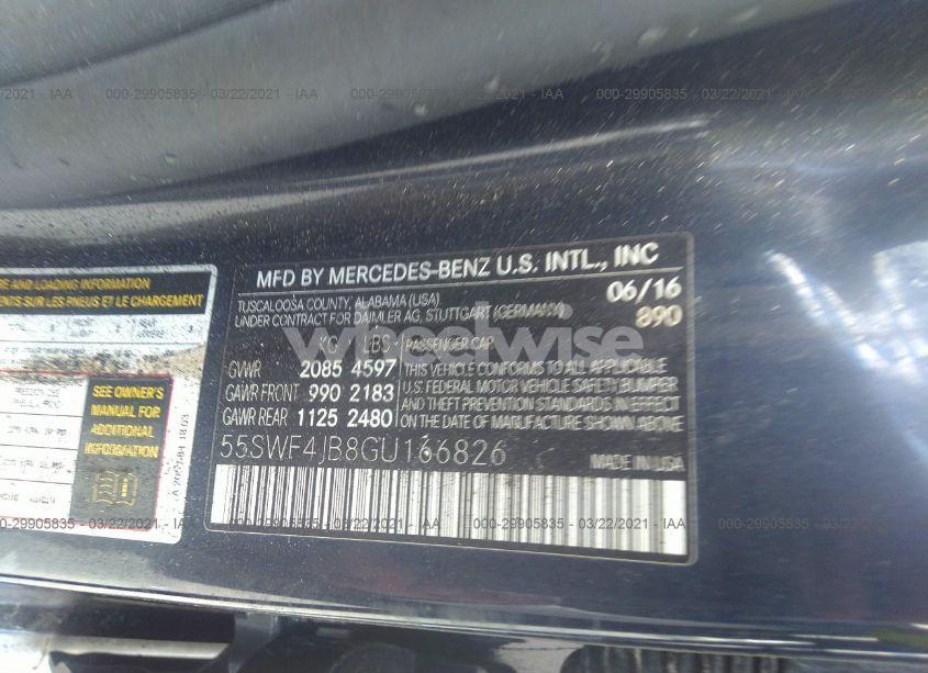 Photo 9 of 2016 Mercedes-benz C 300 LUXURY/SPORT (VIN 55SWF4JB8GU166826)