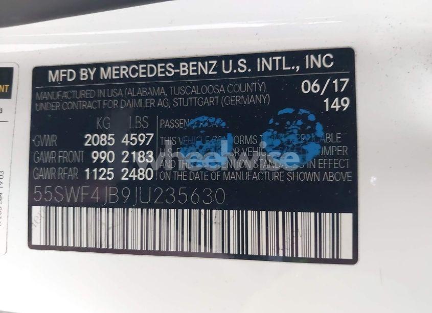 Photo 9 of 2018 Mercedes-benz C 300 (VIN 55SWF4JB9JU235630)