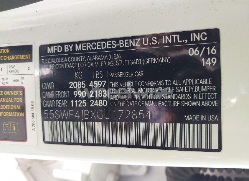 Photo 9 of 2016 Mercedes-benz C 300 LUXURY/SPORT (VIN 55SWF4JBXGU172854)