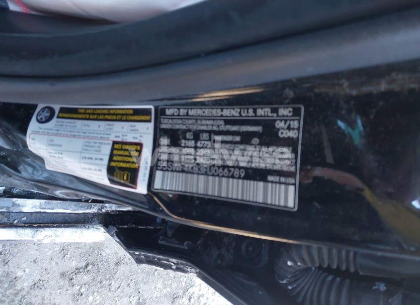 Photo 9 of 2015 Mercedes-benz C 300 4MATIC/LUXURY 4MATIC/SPORT 4MATIC (VIN 55SWF4KB3FU066789)