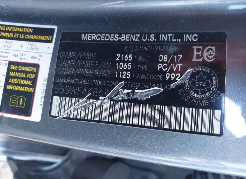 Photo 9 of 2018 Mercedes-benz C 300 4MATIC (VIN 55SWF4KB6JU238645)