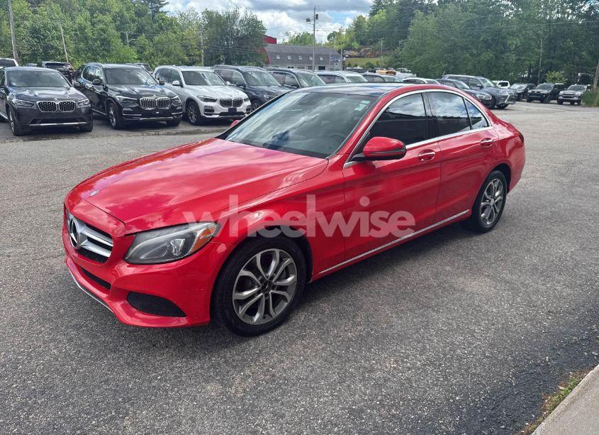 Photo 2 of 2016 Mercedes-benz C 300 4MATIC (VIN 55SWF4KB9GU114622)