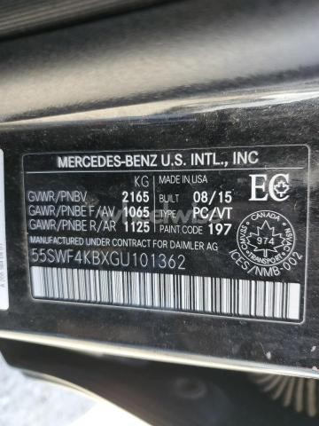Photo 10 of 2016 MERCEDES-BENZ C 300 4MATIC (VIN 55SWF4KBXGU101362)