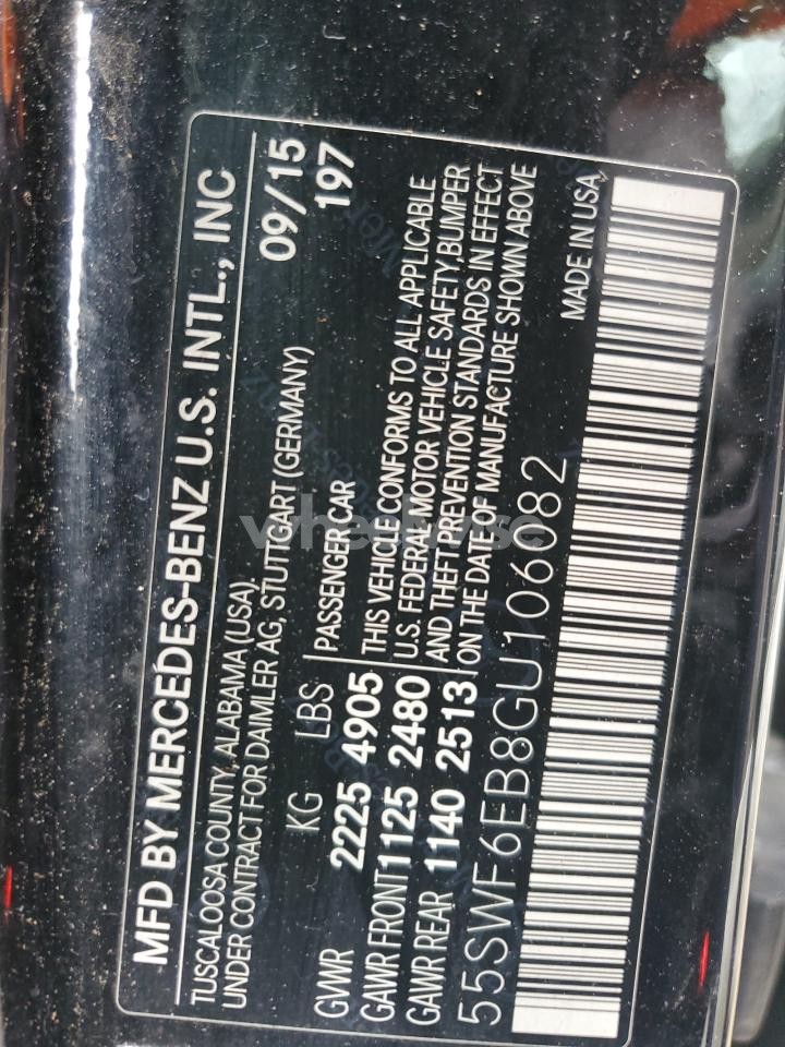 Photo 12 of 2016 MERCEDES-BENZ C 450 4MATIC AMG (VIN 55SWF6EB8GU106082)