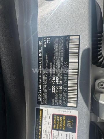 Photo 2 of 2017 MERCEDES-BENZ C 43 4MATIC AMG (VIN 55SWF6EB9HU220691)