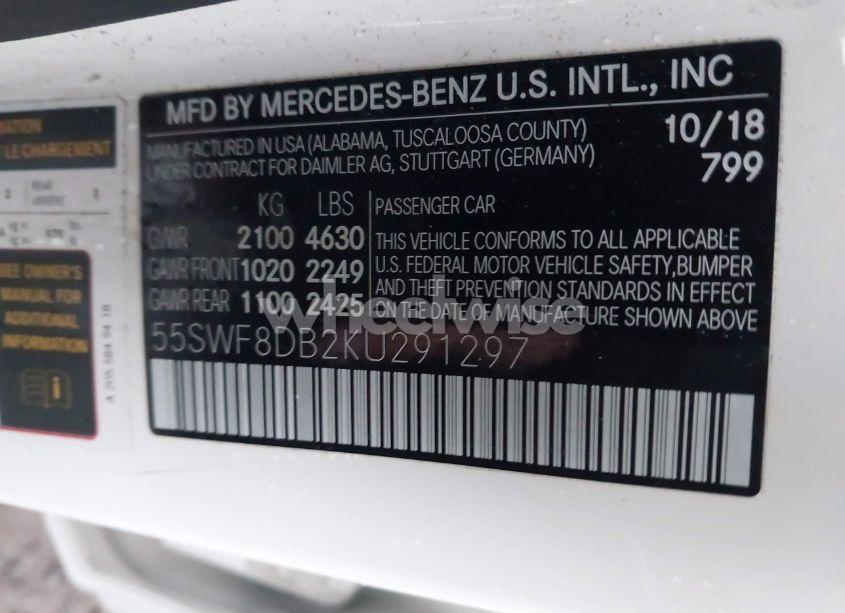 Photo 9 of 2019 Mercedes-benz C 300 (VIN 55SWF8DB2KU291297)