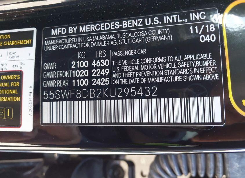 Photo 9 of 2019 Mercedes-benz C 300 (VIN 55SWF8DB2KU295432)