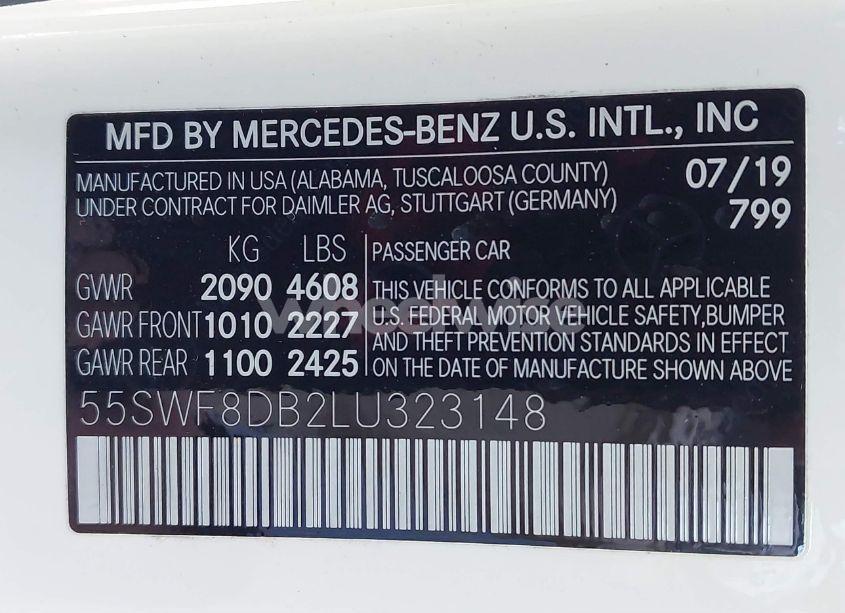 Photo 9 of 2020 Mercedes-benz C 300 (VIN 55SWF8DB2LU323148)