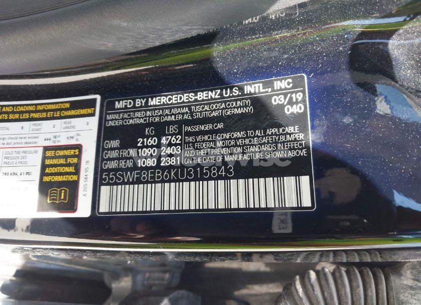 Photo 9 of 2019 Mercedes-benz C 300 4MATIC (VIN 55SWF8EB6KU315843)