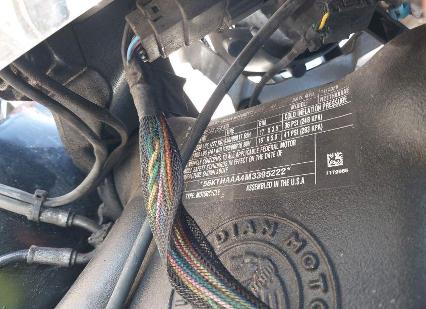 Photo 10 of 2021 Indian Motorcycle CO. SPRINGFIELD (VIN 56KTHAAA4M3395222)