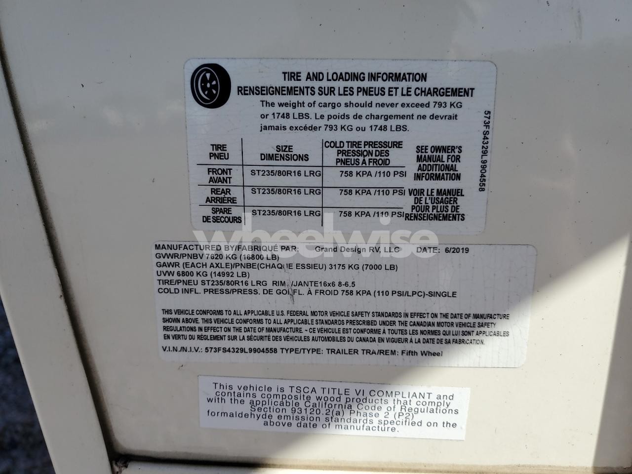 Photo 10 of 2020 GRAND DESIGN SOLITUDE - CAMPER N/A (VIN 573FS4329L9904558)