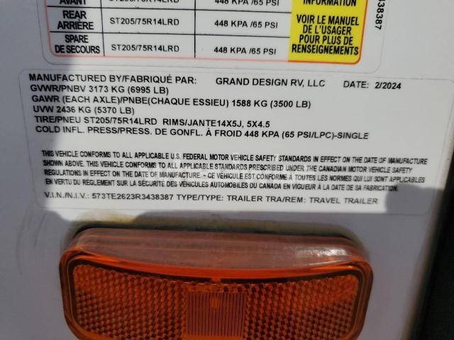 Photo 5 of 2024 OTHER XLS 22MLE N/A (VIN 573TE2623R3438387)