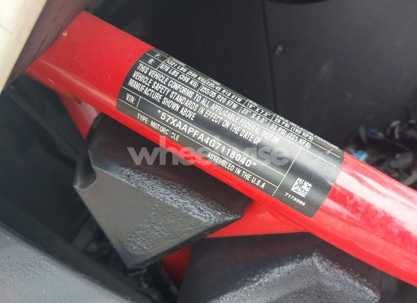 Photo 9 of 2016 Polaris Slingshot SL (VIN 57XAAPFA4G7118040)