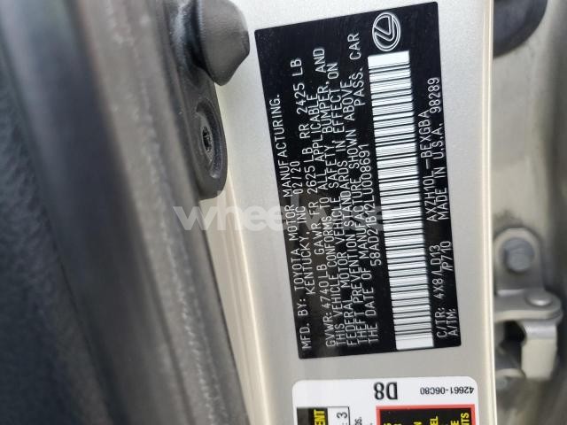 Photo 6 of 2020 LEXUS ES 300H (VIN 58AD21B12LU008691)