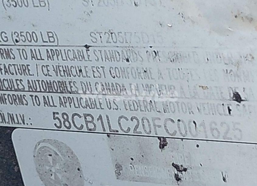 Photo 9 of 2015 Bwise L14-7 N/A (VIN 58CB1LC20FC001625)