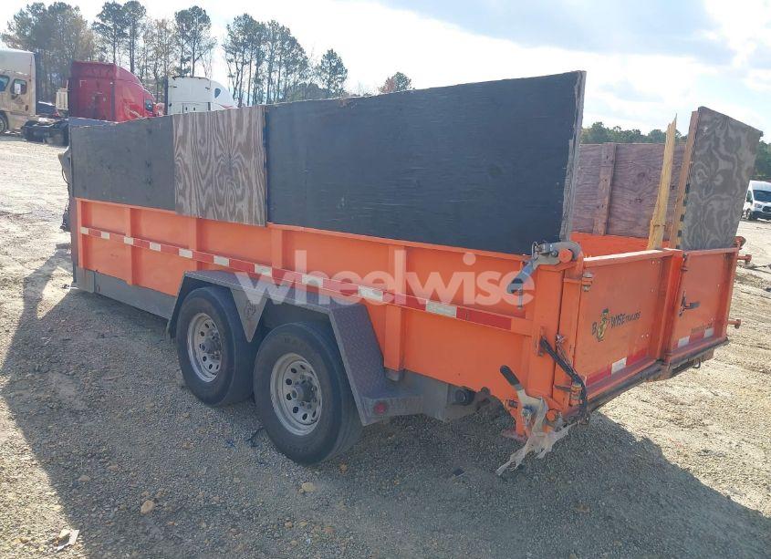 Photo 3 of 2017 Bwise Manufacturing DUMP TRAILER (VIN 58CB3DD25HC004666)