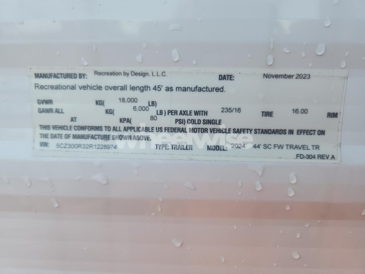 Photo 10 of 2023 O8BN MONTE CARLO PLATINUM (VIN 5CZ300R32R1228974)